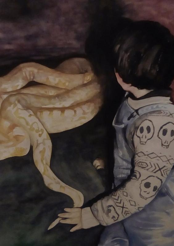 El niño y la serpiente